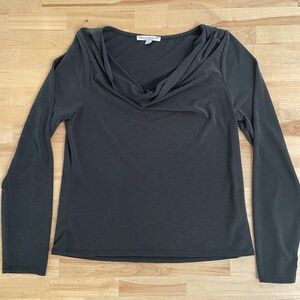 NWOT Green Envelope cowl neck shirt